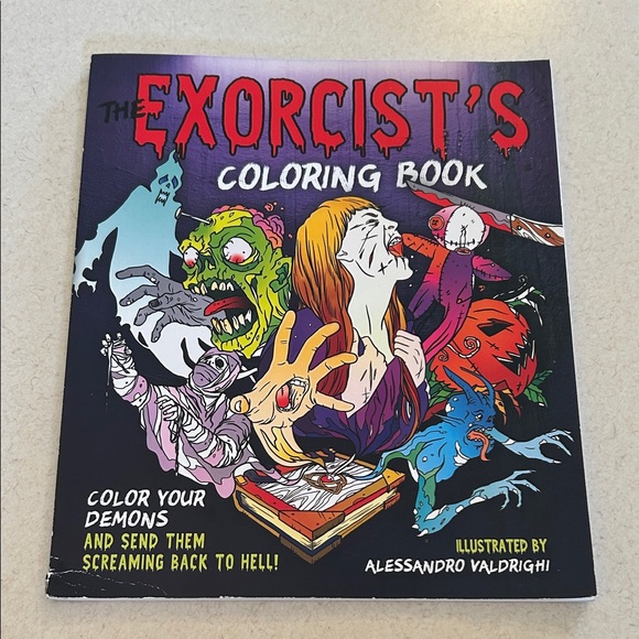 Valdrighi Other - The Exorcist's Coloring Book NWOT Great gift!  🎁